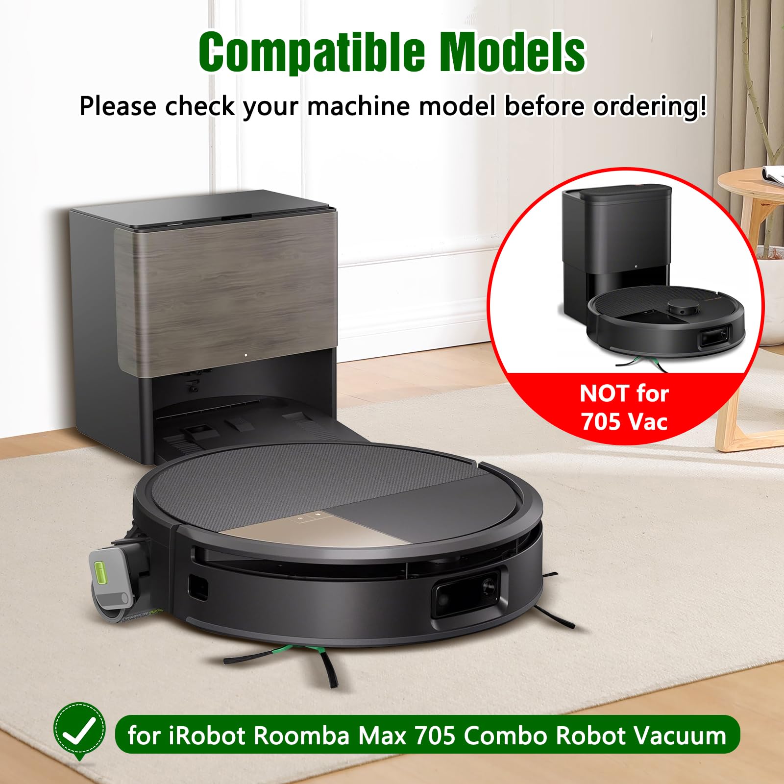 Amazon.co.jp: 705コンボ交換用HEPAフィルター。iRobot Roomba Max 705